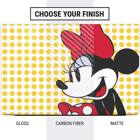 Disney Minnie Mouse Profile Yellow Dots Dell Vostro Skin